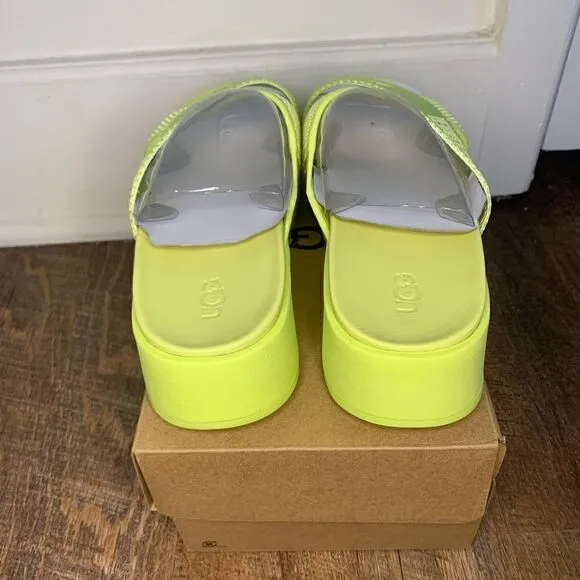 UGG Emily Mesh Slide Pollen Sandals Size 6.5