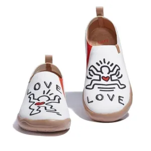 UIN Men's Slip Ons Canvas Flats Casual Loafers Shoes (True Love Toledo I)