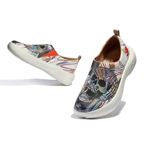 UIN Women's Travel Walking Shoes Casual Lightweight Fashion Sneaker (Rock Power)