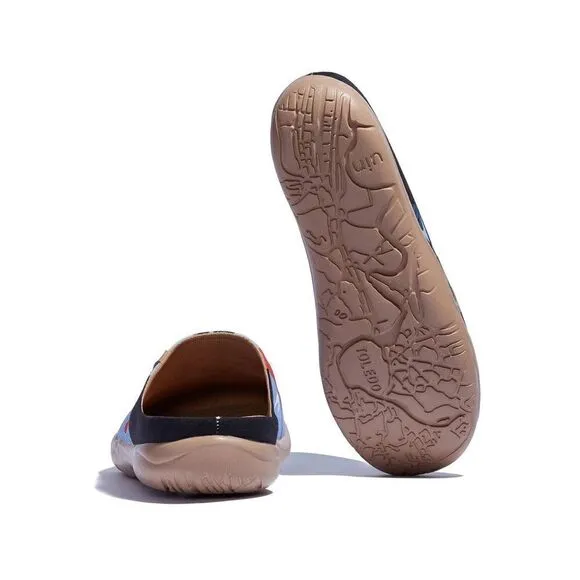 UIN Men's Slipper Comfort Mules Walking Casual Slip Ons Shoes (Vacay Time 2)