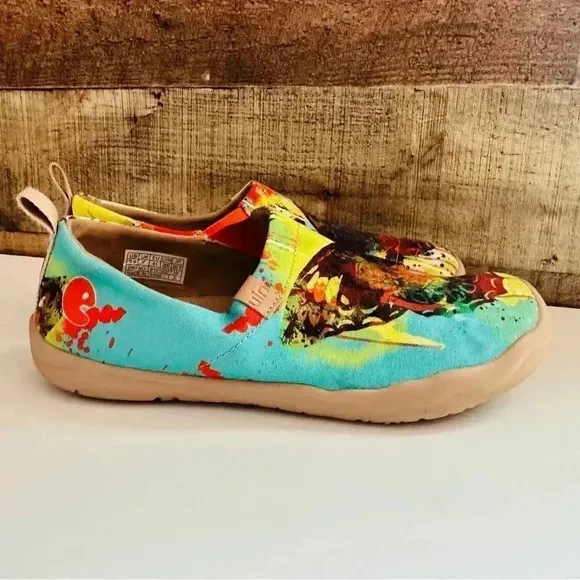 Uin Mottled Butterfly Slip Ons