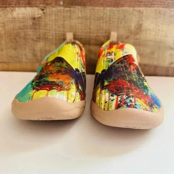 Uin Mottled Butterfly Slip Ons
