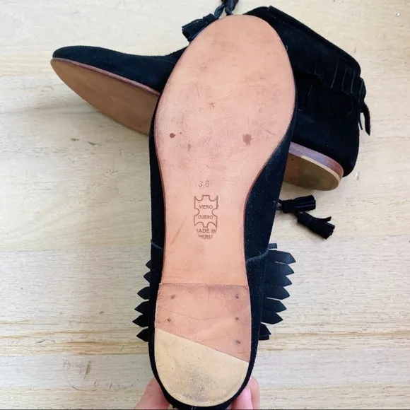 Ulla Johnson suede fringe bootie