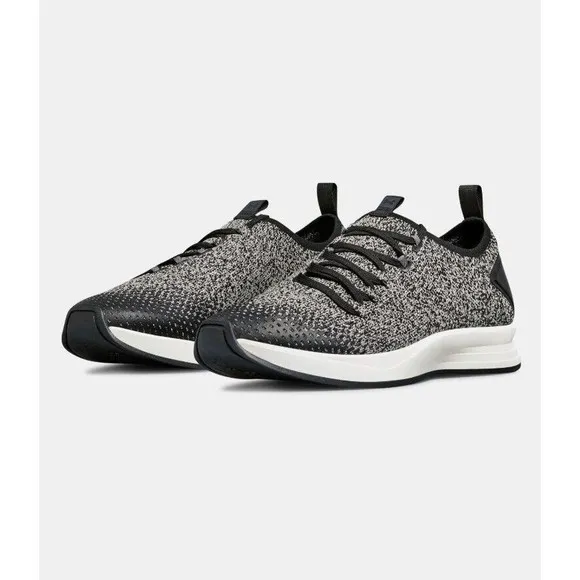 Under Armour Charged Covert Knit Sneakers Shoes Gray/Black 3019955-001 Men Sz 13