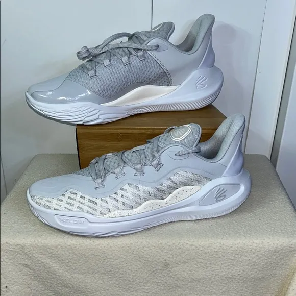 Under Armour Curry 11 Team  Shoes White/Grey