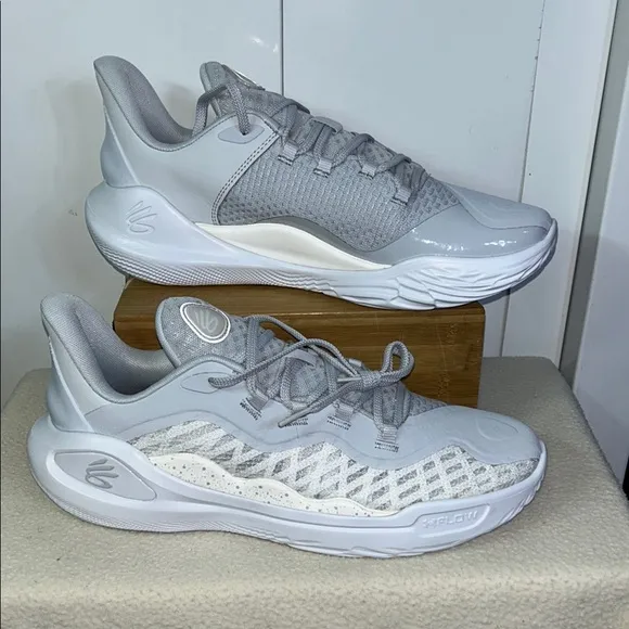 Under Armour Curry 11 Team  Shoes White/Grey