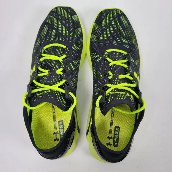 Under Armour Men's Speedform Black Neon Running Shoes 1252287-002 US Size 11.5