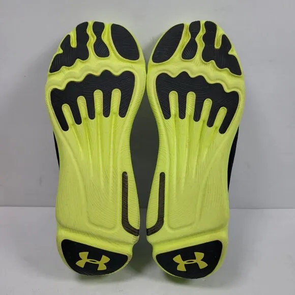 Under Armour Men's Speedform Black Neon Running Shoes 1252287-002 US Size 11.5