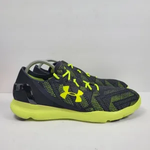 Under Armour Men's Speedform Black Neon Running Shoes 1252287-002 US Size 11.5