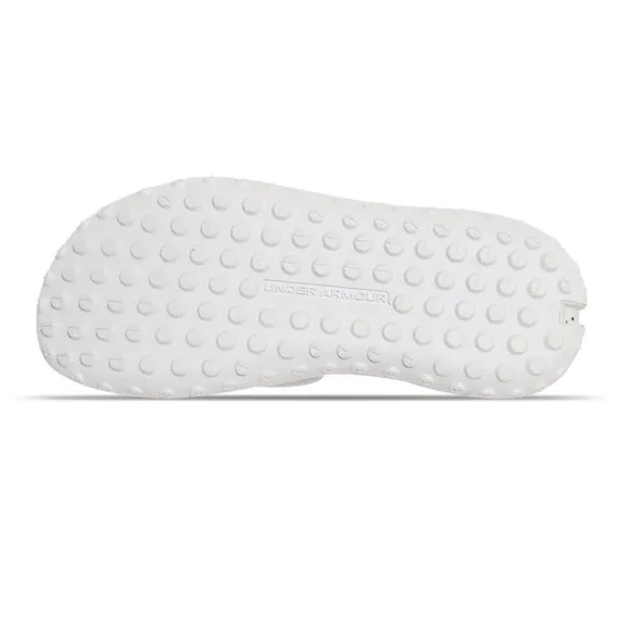 Under Armour Project Rock 3 Mens Slides Sandals White Gray Size 11 3026034-100