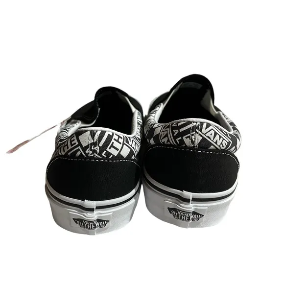 Unisex Vans Off The Wall Classic Slip On Black/Asphalt M6.5/W8