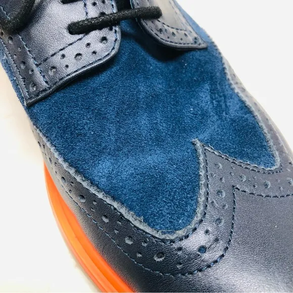 United Nude Navy Leather Oxfords