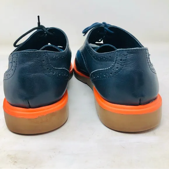 United Nude Navy Leather Oxfords