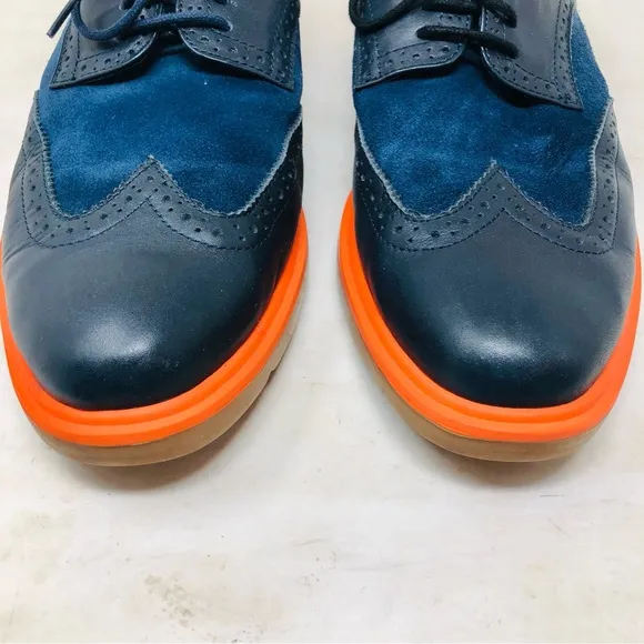 United Nude Navy Leather Oxfords