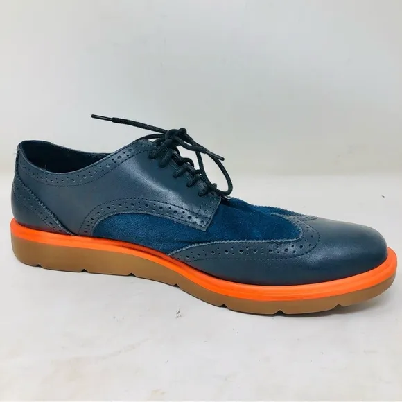 United Nude Navy Leather Oxfords