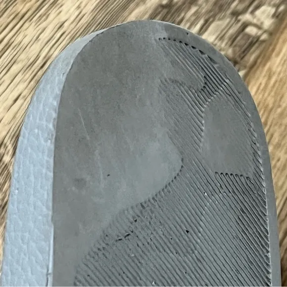 Valentino Rock Stud Slides Gray Size 39 US 9 Preowned