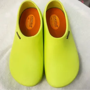 Vangelo Professional Footwear Carlisle Neon Clogs Unisex L15 M13 Slip Resistant