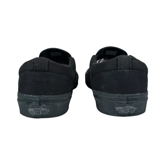 VANS Asher Slip-On Canvas Sneaker in black