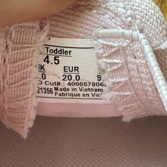 Vans Asher V Slip-On Pink Unicorn Sneaker Size 4.5 Toddler