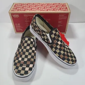 Vans Classic Slip-On Checkerboard Camo Desert Men's Size 7 Women’s Size 8.5