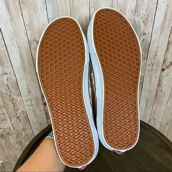 Vans Classic Slip On Checkerboard Canvas Sneaker Size 9.5 Men