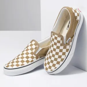 Vans Classic Slip On Checkerboard Canvas Sneaker Size 9.5 Men