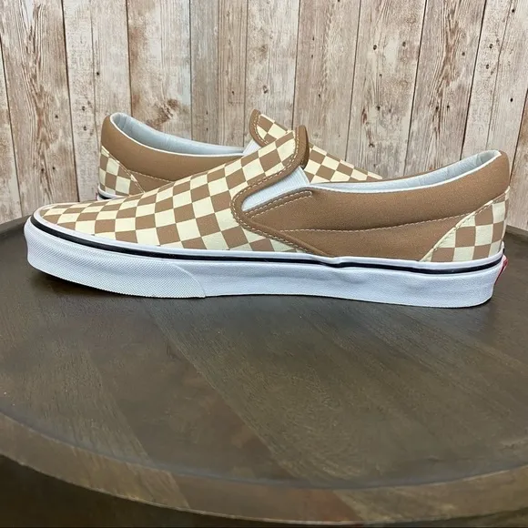 Vans Classic Slip On Checkerboard Canvas Sneaker Size 9.5 Men