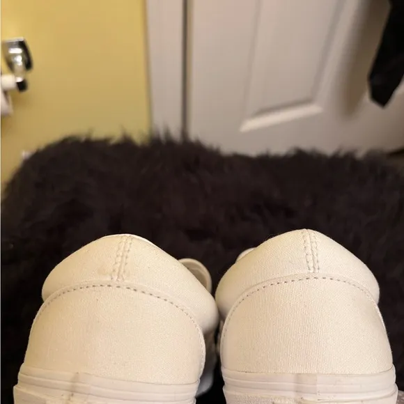 Vans Classic Slip-On Core Classic Shoe True White Canvas US Men's Size 10