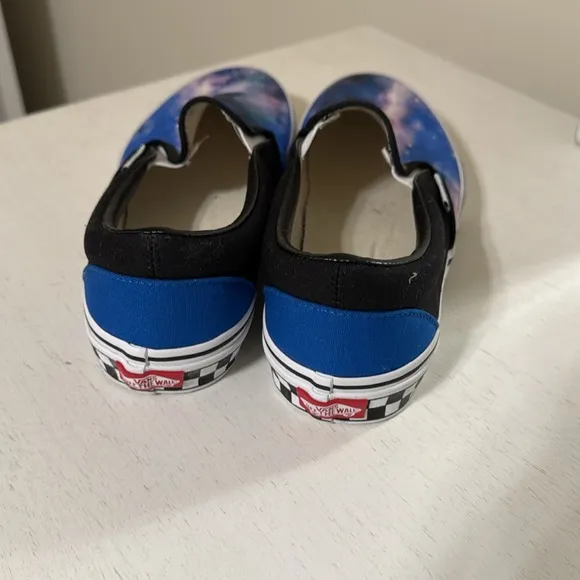 Vans Customs Unisex Galaxy Slip-On / Brand NWOT no Box / Size 8.5 Men; 10 Women