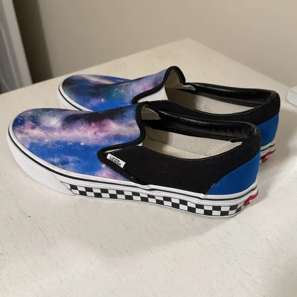 Vans Customs Unisex Galaxy Slip-On / Brand NWOT no Box / Size 8.5 Men; 10 Women