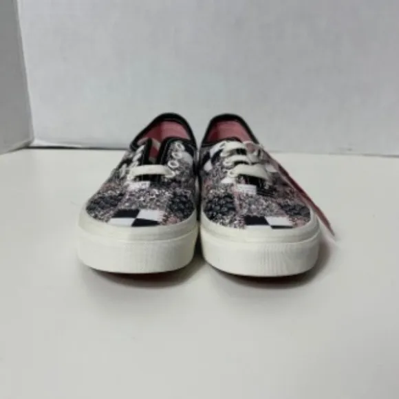 Vans Kids Authentic Shoe Patchwork Floral Multi/Marshmallow Size 2.5K NEW