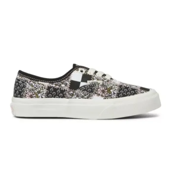Vans Kids Authentic Shoe Patchwork Floral Multi/Marshmallow Size 2.5K NEW