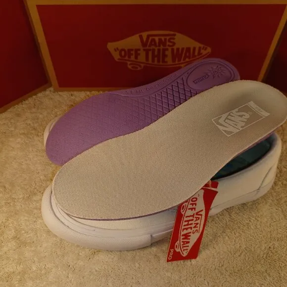 Vans Men's 4.5/Women's 6 Slip-On Pro White Canvas