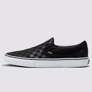 Vans Men’s Classic Slip-On (Checkerboard)Black/BlackVN000EYE276Sneakers