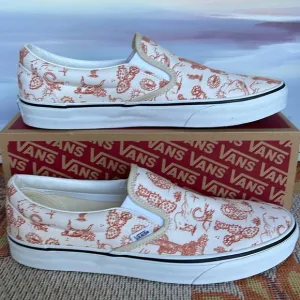 Vans Men’s Classic Slip-On Desert Vibes Turtledove/Tr WhtVN0A5JLX8NLSneakers