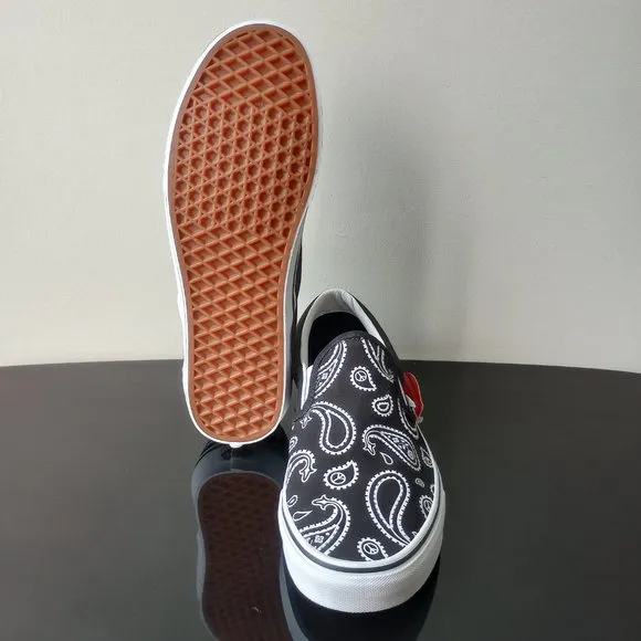 Vans Men's Classic Slip-On Peace Paisley Canvas Sneaker in Nice Looking