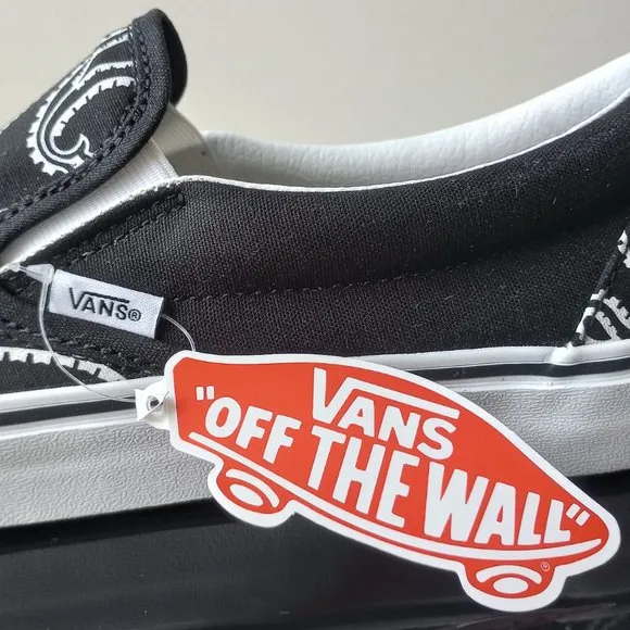 Vans Men's Classic Slip-On Peace Paisley Canvas Sneaker in Nice Looking