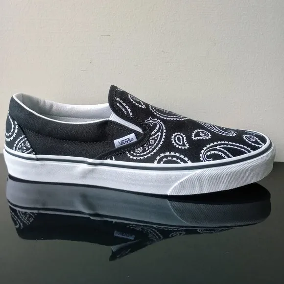 Vans Men's Classic Slip-On Peace Paisley Canvas Sneaker in Nice Looking