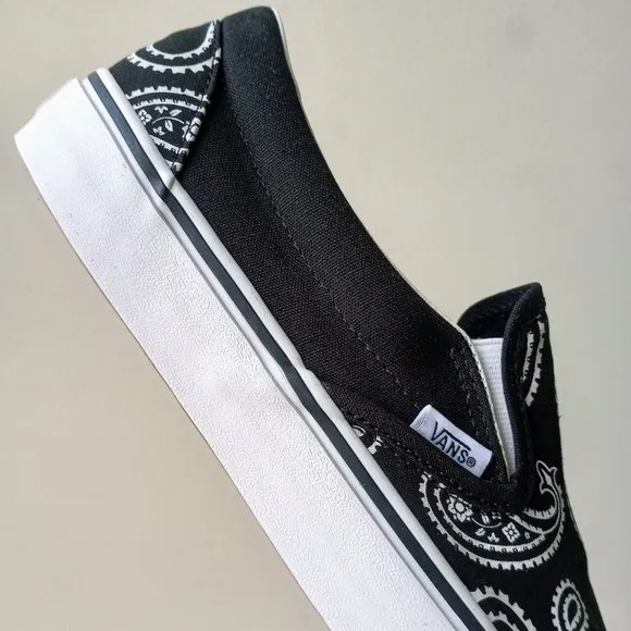 Vans Men's Classic Slip-On Peace Paisley Canvas Sneaker in Nice Looking