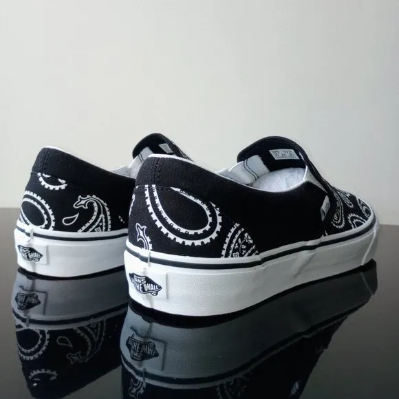 Vans Men's Classic Slip-On Peace Paisley Canvas Sneaker in Nice Looking