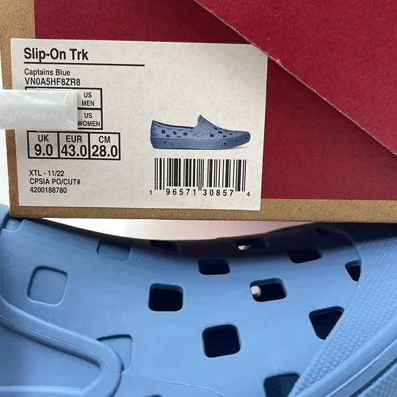 Vans Men’s Slip-On Trk Captains Blue VN0A5HF8ZR8Sneakers