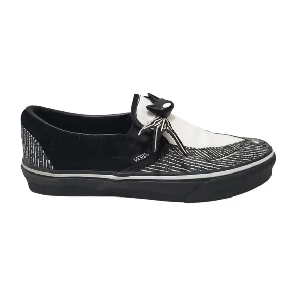 VANS Nightmare Before Christmas Slip On Sneaker Tim Burton Jack Skellington Shoe
