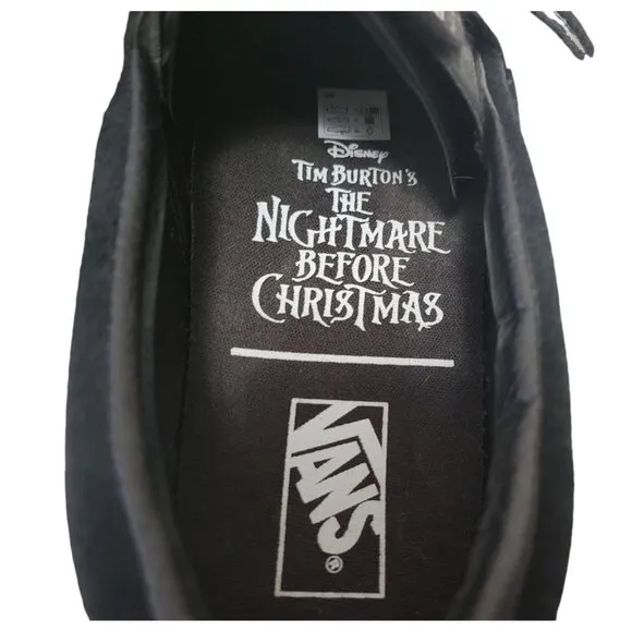 VANS Nightmare Before Christmas Slip On Sneaker Tim Burton Jack Skellington Shoe