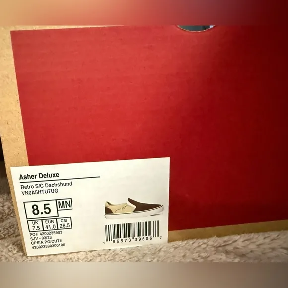 [Vans] NWT Asher Deluxe Retro S/C Dachshund