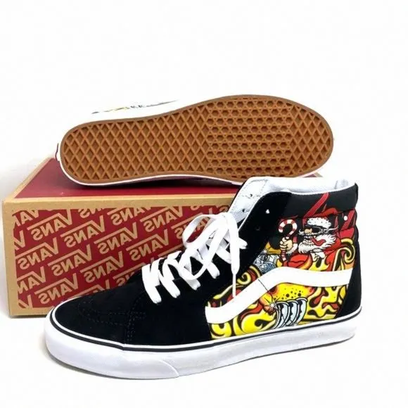 VANS Sk8-Hi Shoes High Top Black Suede Women's VN0A4BVTBLK Sneakers Casual Size