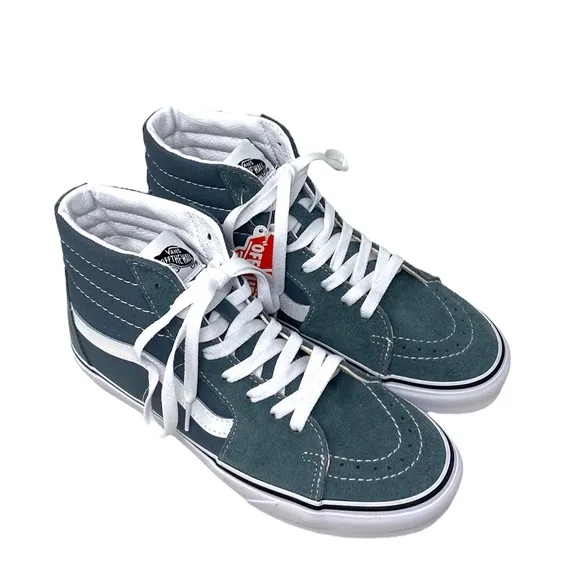 VANS Sk8-Hi Shoes Stormy Skate Suede Canvas Sneakers Men's Size VN0A4BVTRV2