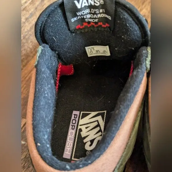 Vans Skate shoe Half Cab - Beef/Broccoli Size 4.5