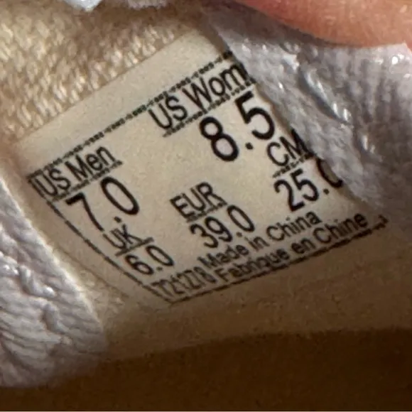 Vans Style 93 Coated Canvas True White Mary Jane Sneakers Women Size 8.5