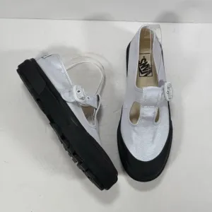 Vans Style 93 Coated Canvas True White Mary Jane Sneakers Women Size 8.5