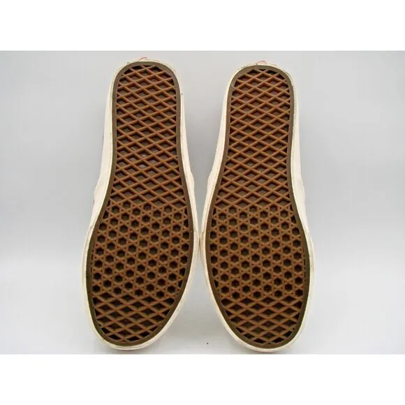 Vans VR30 Cush Tan Floral Daisy Slip On Shoes Size 8.5M-10W EVA Comfort Skater